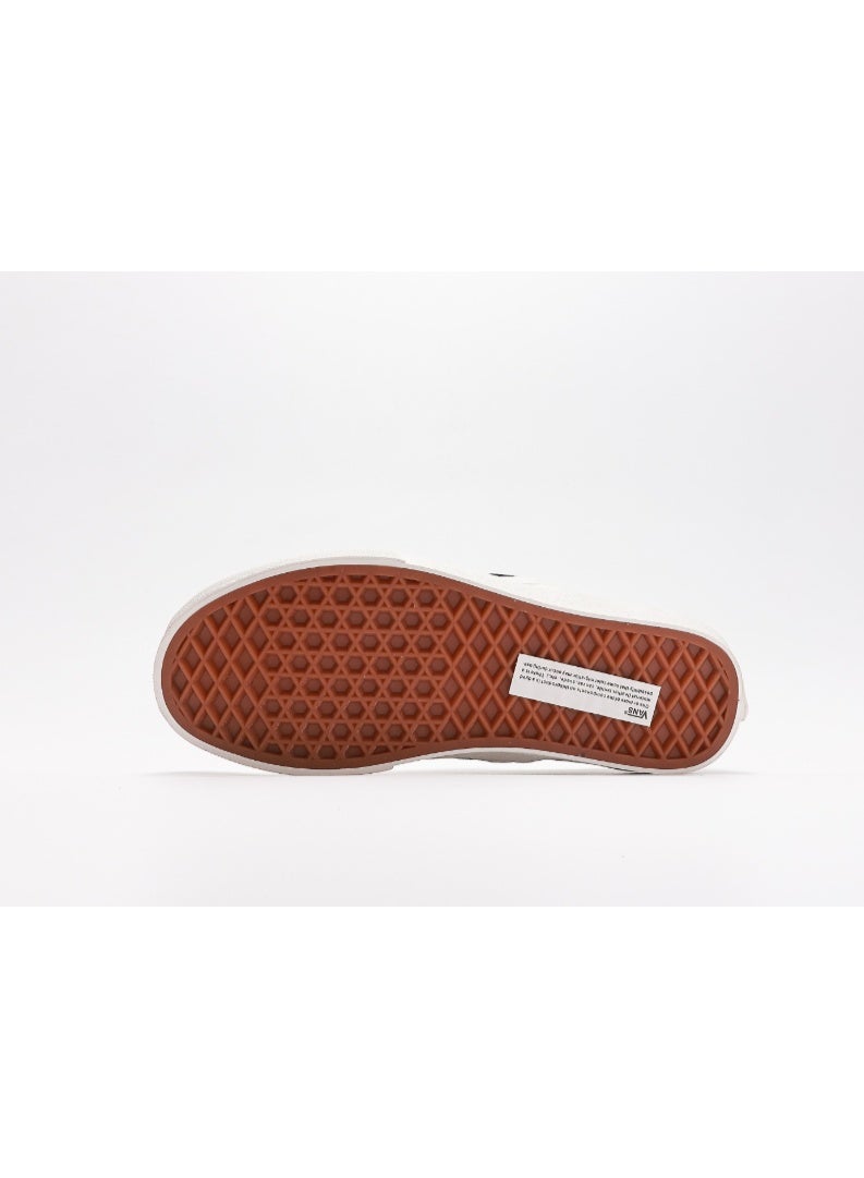 Vans Slip-On Floral & Checkerboard Patchwork Canvas Sneakers - Image 4